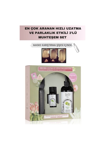 Daily Dream Series Hızlı Saç Uzatma Ve Yoğun Parlaklık Etkili Saç Bakım Seti Grileşmeyi Önleme