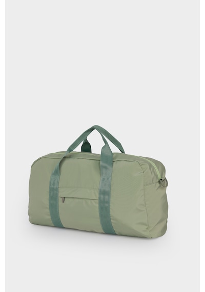İcone Bag Kadın & Erkek Spor Çantası, Paraşüt Kumaş Önü Cepli Unisex Spor Fitness Gym Çantası Su Yeşili