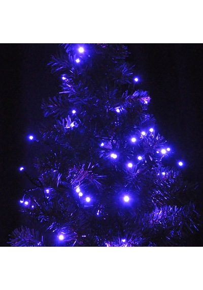 Yılbaşı Pilli Led Işık 80 Led / 8 Metre -mor Işık-çam Ağacı, Cam,pencere Ve Vitrin Süsleme Pirinç Led Işık Diğer