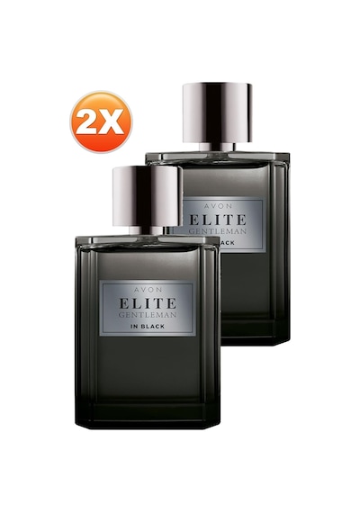 Avon Elite Gentleman in Black Erkek Parfüm EDT 75 ML x 2
