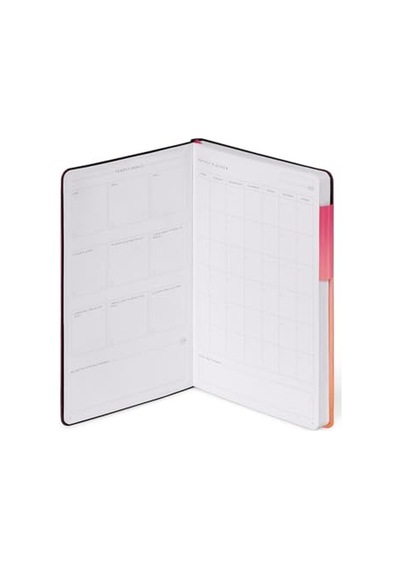Puantiyeli Not Defteri, M Beden, My Dotted Not Defteri, Beyaz Kağıttan, 100 G/m², 192 Sayfa, Yumuşak Kapak, Lastik B