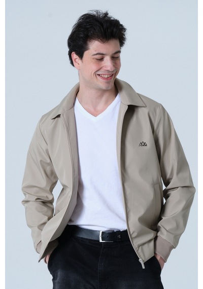 Erkek Mont Polo Yaka Erkek Mont Taş