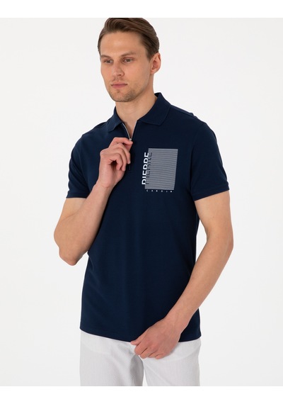 Pierre Cardin Erkek Lacivert Tişört 50307929-vr033 Lacivert