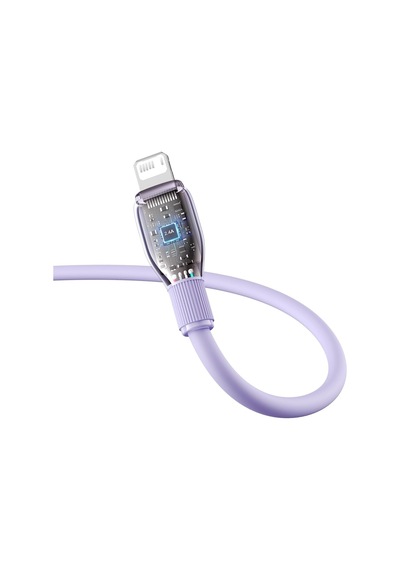 Pudding Hızlı Şarj Özellikli Lightning Kablo 2.4a 1.2 Metre, Mor Standart