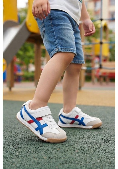 Fort Tıgor Cool Anatomik Hafif Rahat Sneaker Erkek Çocuk Ayakkabı Beyaz