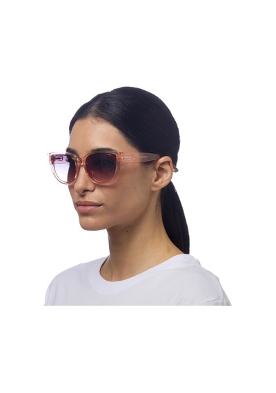 Okkia Silvia Güneş Gözlüğü Kahverengi-pembe Degrade Pembe - Şeffaf
