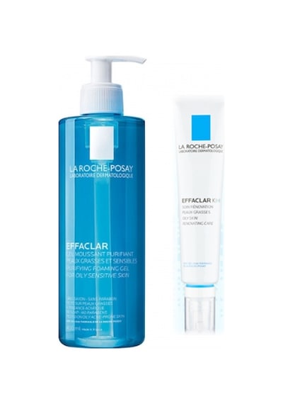 La Roche Posay Effaclar K Krem + Effaclar Jel 400 ML + Set