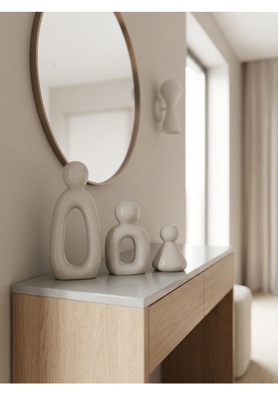 Kaveld Aura Family Minimalist Dekoratif Heykel 3'lü Set El Yapımı Modern Biblo Mermer Tozu & Çimento Kompozit Premium Salon Ve Ofis Dekoru Siyah - Antik Beyaz Kaveld Aura Family Minimalist Dekoratif Heykel 3'lü Set El Yapımı Modern Biblo Mermer Tozu & Çimento Kompozit Premium Salon Ve Ofis Dekoru Siyah - Antik Beyaz