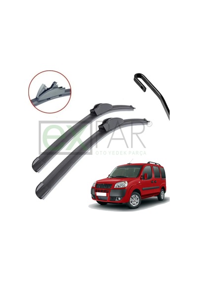 Fiat Doblo Ön Cam Silecek Süpürgesi Takımı 2006 - 2010 Model Doblo Ön Silecek Sağ Sol