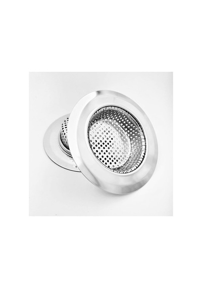 3'li Metal Mutfak Lavabo Süzgeci Paslanmaz 3 Adet Evye 7 Cm Diğer