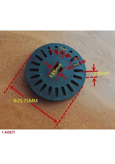 Kod Disk Plastik 20 Göz Motor Hız Rpm Mesafe Ölçme Algılayıcı Sensör Infrared Ir Rotary Enkoder