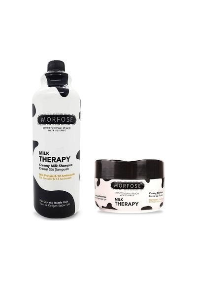Morfose Milk Therapy Şampuan 1000 Ml + Milk Therapy Maske 500 Ml