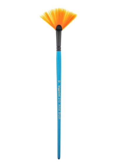 Bigpoint 213 Serisi Sentetik Kıl Yelpaze Fırça No: 10 X 12 Adet