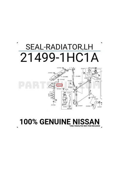Nissan Micra Radyator Havalandırma Plastiği Sağ Deflektör 2011-2016