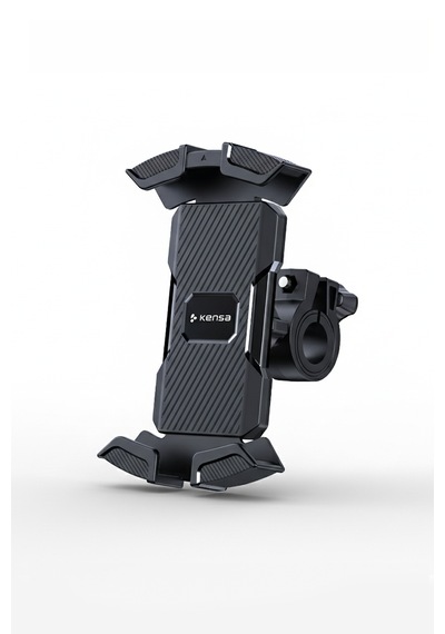 Ultra Güvenli 360 Dönebilen Motosiklet Ve Bisiklet Telefon Tutucu Siyah