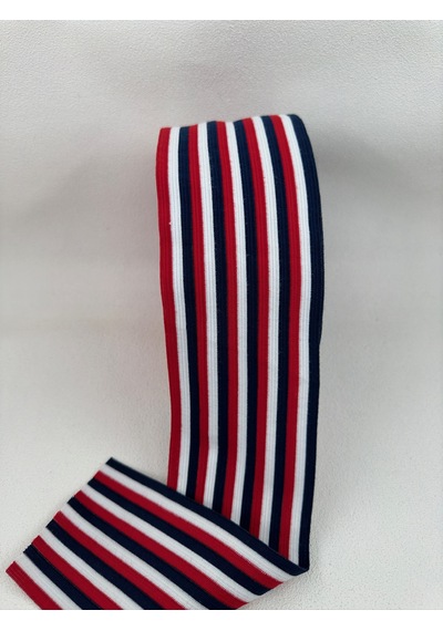 8.5 Cm Çizgili Örme Lastik-1 Metre-renkli