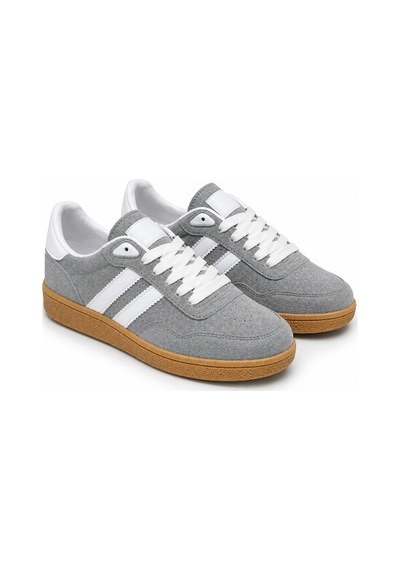 Black Flex Classic Unisex Ayakkabı 36-40 Taş Gri - Taş