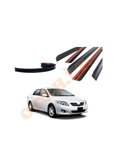 Toyota Corolla Uyumlu 06-12 Uyumlu Bagaj Üstü Spoiler Mat Siyah