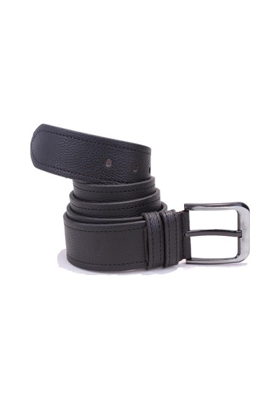 Dagoster DMK26-451 Siyah 4.5 CM Suni Deri Erkek Kemer Siyah