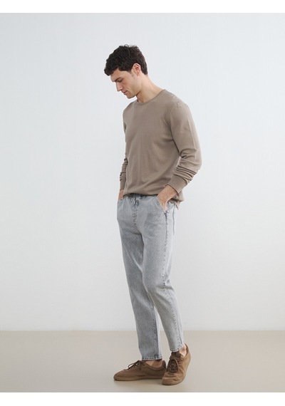 Lcw Jeans Gri Straight Fit Erkek Jean Pantolon