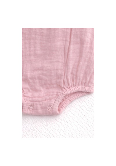 Kardeşler Bebe Müslin Body & Zıbın Fiyonk Detay Pembe