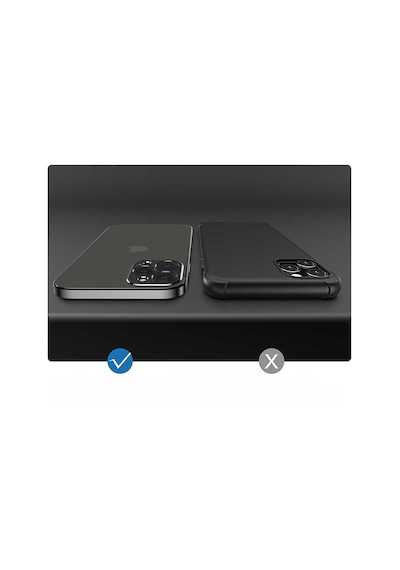 Apple Uyumlu iPhone 12 Pro Kılıf Zore Mat Gbox Kapak-Siyah