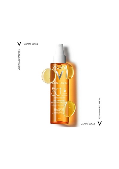 Vichy Capital Soleil Cell Protect Oil Spf 50 200 Ml