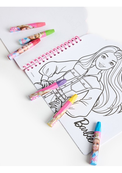 Koton Lisanslı Barbie Boyama Seti Pembe 7wak70359aa