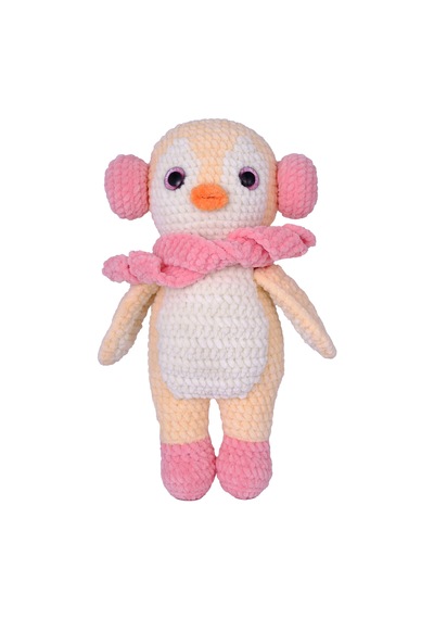 Amigurumi Penguen Pino - Pembe - Anatoya