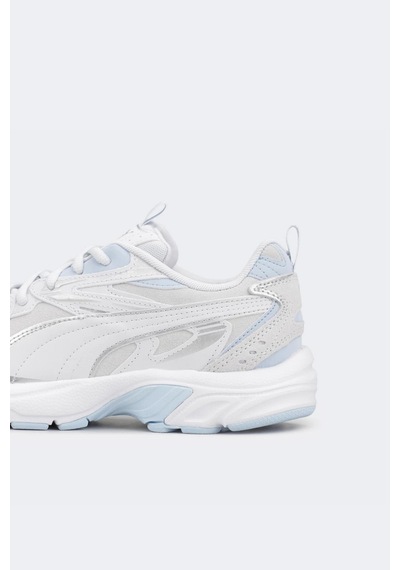 Puma Milenio Tech Sd Gri Kadın Spor Ayakkabı Deri & Sentetik Üst Beyaz - Gri