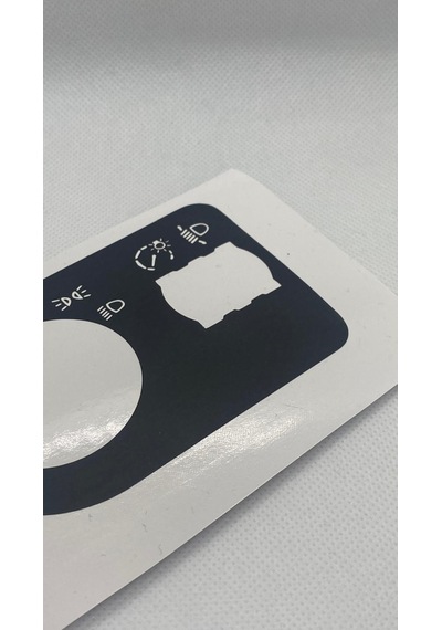 Audi A3 8p Uyumlu Far Açma Düğme Kontrol Sticker Etiket Tamir Kiti 1 Adet