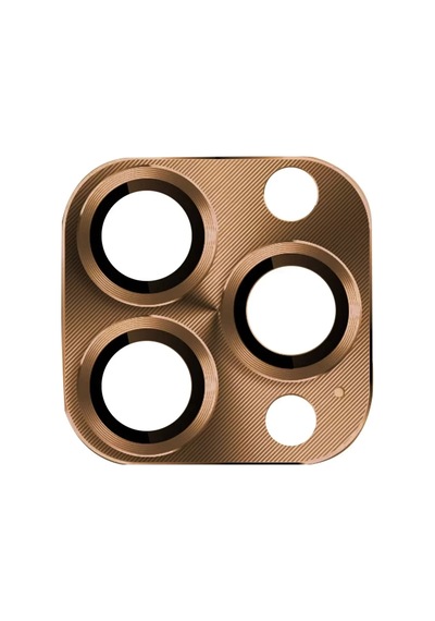 Newface Apple İphone 16 Pro Max Pers Alüminyum Kamera Lens - Desert Kum