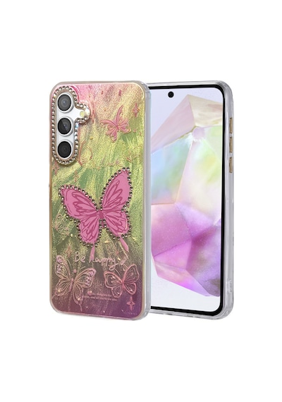 Samsung Galaxy  Uyumlu  A35 5g Kılıf Blade Aynalı Desenli Kapak - Desen 5