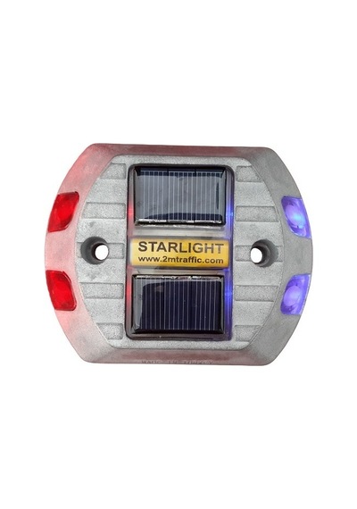 Starlight 2M Srs11 Güneş Enerjili + Çakarlı Solar Yol Butonu