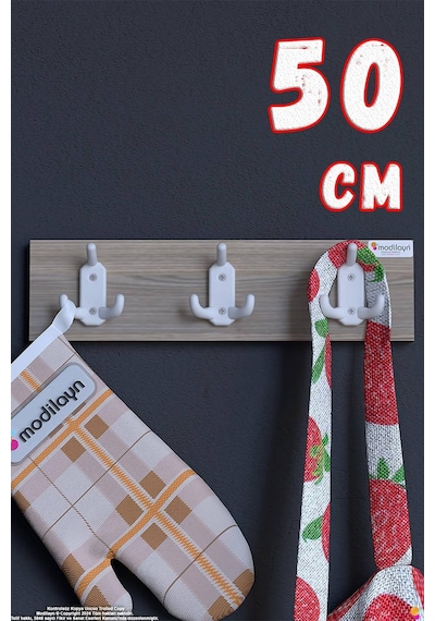 Arı 9 Kancalı Mutfak Askısı 3'lü Set 46,4x9,6 Cm - Şık Tasarım, Çok Amaçlı Düzenleyici Ve Yer Tasarrufu Çok Renkli Arı 9 Kancalı Mutfak Askısı 3'lü Set 46,4x9,6 Cm - Şık Tasarım, Çok Amaçlı Düzenleyici Ve Yer Tasarrufu Çok Renkli