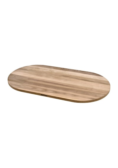 Masifart Alta Ceviz 200 Lük Oval Tabla Cilasız Ham Ahşap