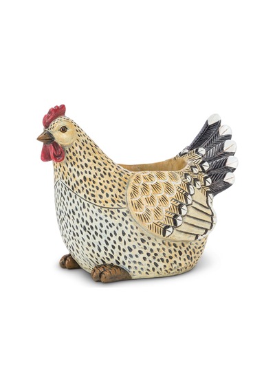 27-gallo-720 Horoz Saksısı, Bej/siyah Belirtilmemis