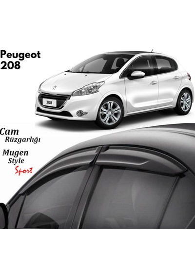 Peugeot 208 Uyumlu Cam Rüzgarlığı 2012-2018 Arası Uyumlu Mugen