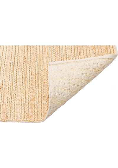 Eko Halı Netra Trıple Cream Xw Farklı Örgü Dokusuna Sahip El Dokuma Naturel Jüt Hasır Halı - 120X180