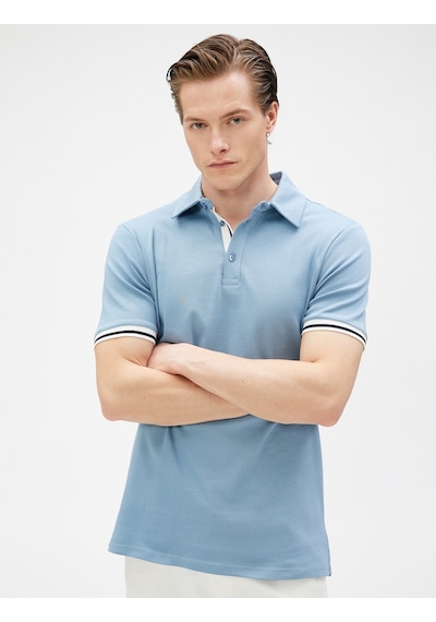 Koton Basic Polo Tişört Düğmeli Dar Kesim Kısa Kollu Pamuklu Mavi 3Sam10080Mk 3Sam10080Mk655 Koton Basic Polo Tişört Düğmeli Dar Kesim Kısa Kollu Pamuklu Mavi 3Sam10080Mk 3Sam10080Mk655