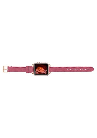 Bouletta Watch Uyumlu Deri Kordon 38-40-41Mm Rt Cp4 Fuşya