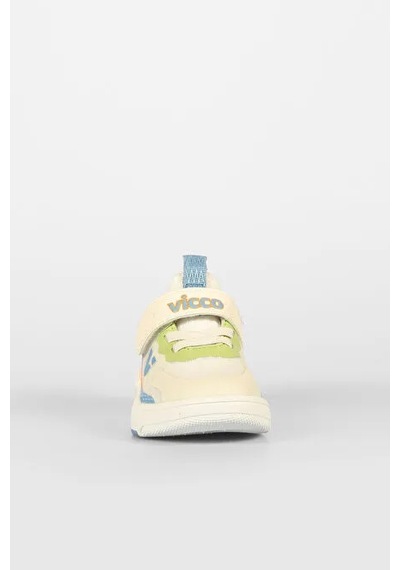 Vicco Daphne Phlon Hafif Taban Cırtlı Çocuk Sneaker Bej Bej