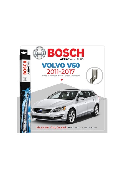 Volvo V60 Muz Silecek Takımı 2011-2017 Bosch Aerotwin