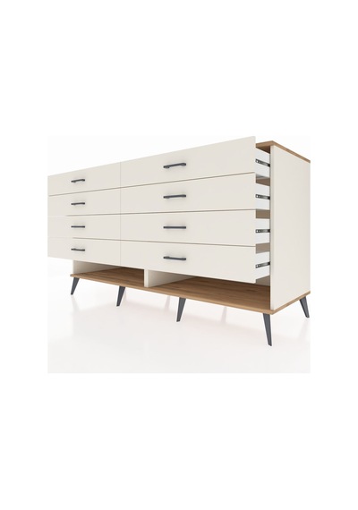 Kronos Konsol 8 Çekmeceli 176x59x99 Aytaşı-çam/aytaşı Aytaşı-çam/aytaşı