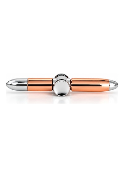 Stres Çarklı Benzinli Metal Çakmak Tasarımlı Döner Fidget Model Bej