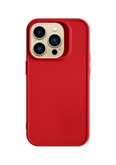 Apple iPhone 13 Pro Uyumlu Kamera Korumalı Darbeye Dayanıklı Renk Atmayan Keep Silikon Kılıf Kırmızı