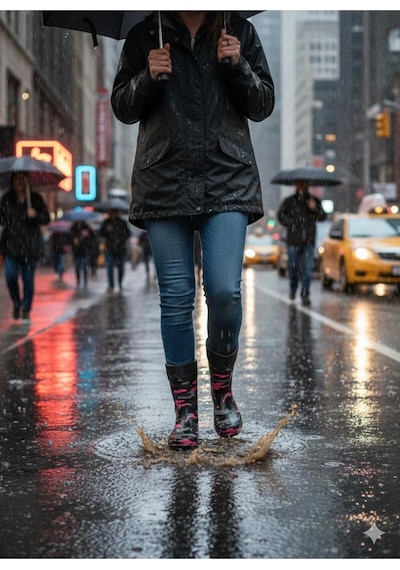 Çocuk Premium Su Geçirmez Yün Astarlı Yağmur Ve Kar Raining Çizmesi Kaymaz Taban Pembe
