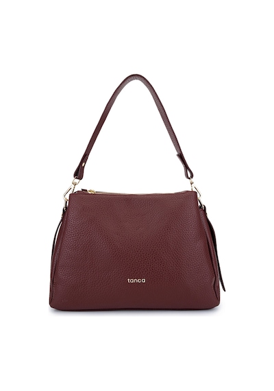 Tamer Tanca Kadın Suni Deri Bordo Kol Çantası 1003 2033 Bn Cnt Sk25-26 Bordo Fltr Bordo