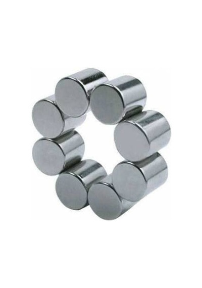 Yuvarlak Neodyum Mıknatıs Güçlü 10x10 Mm 10 Adet