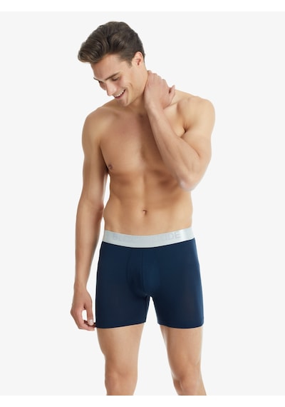 Erkek Modal Elastan Boxer Silver 9303 - Lacivert Lacivert